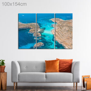 Top View of Blue Lagoon, Comino