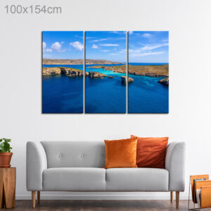 Coastline of Comino Island