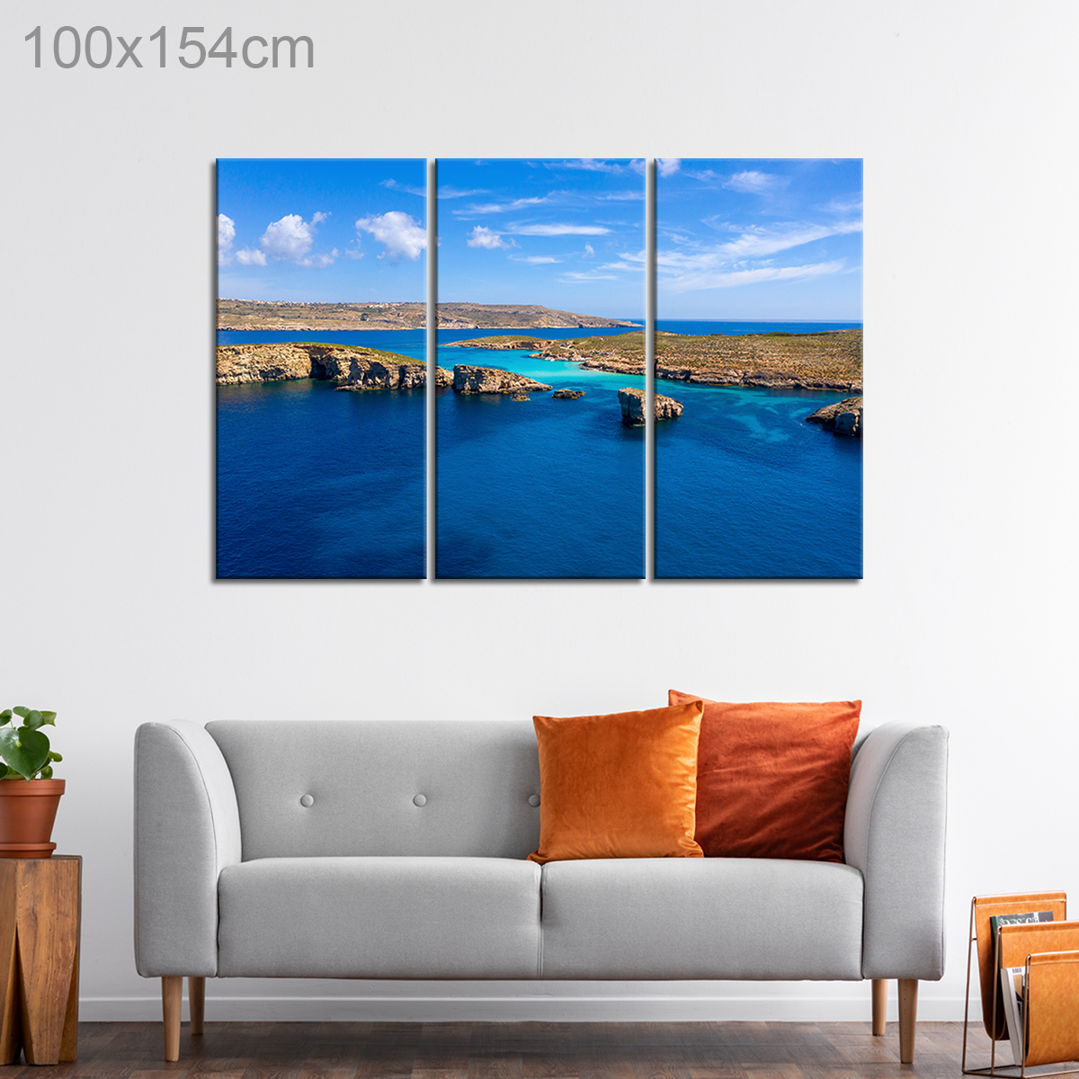 Coastline of Comino Island