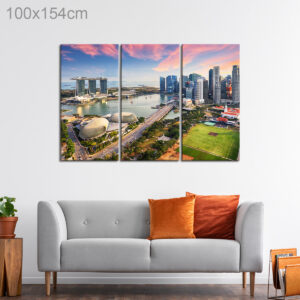 Aerial View of Marina Bay, Singapore