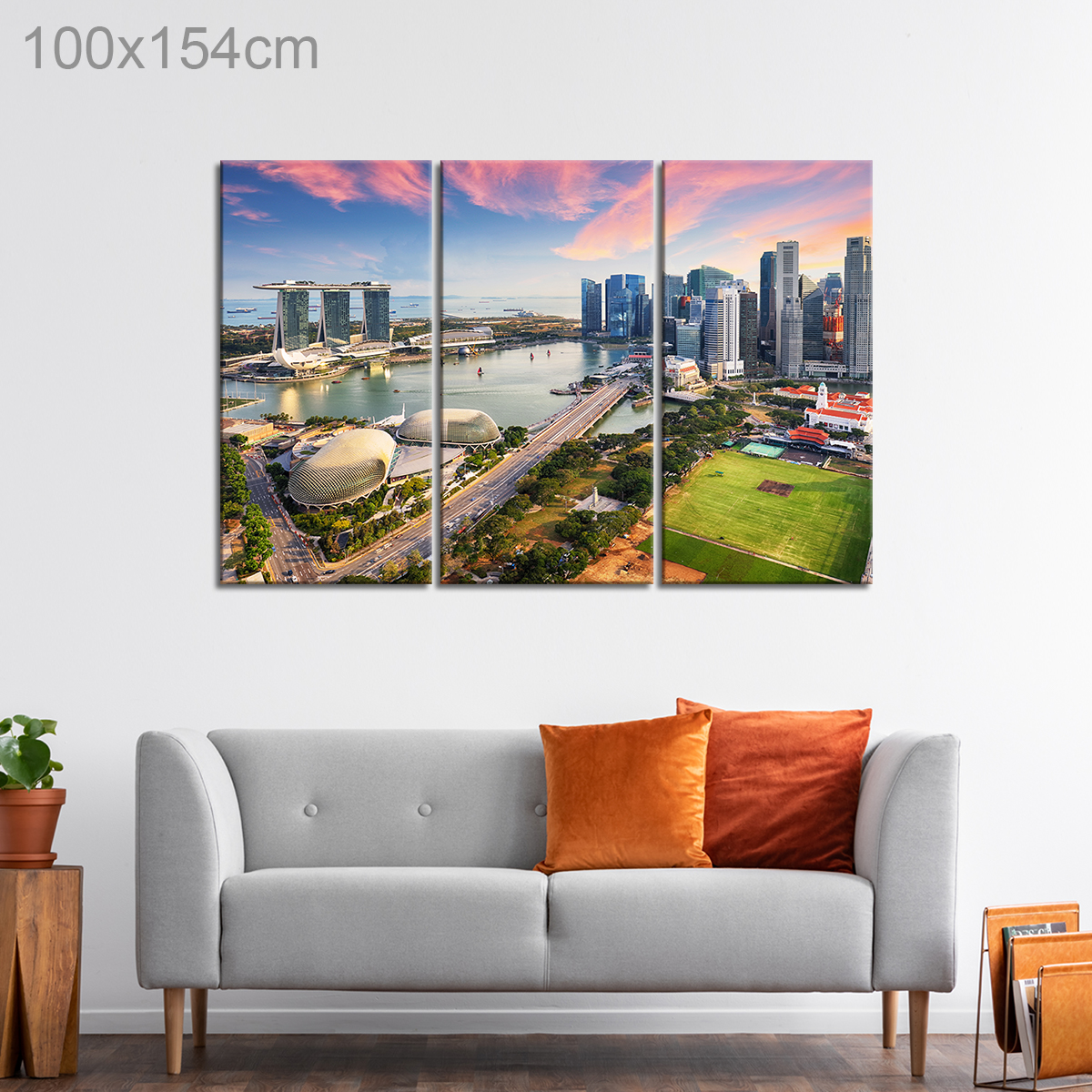 Aerial View of Marina Bay, Singapore