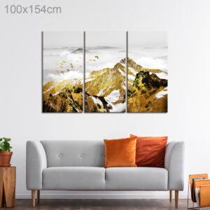 Golden Mountain Scenery