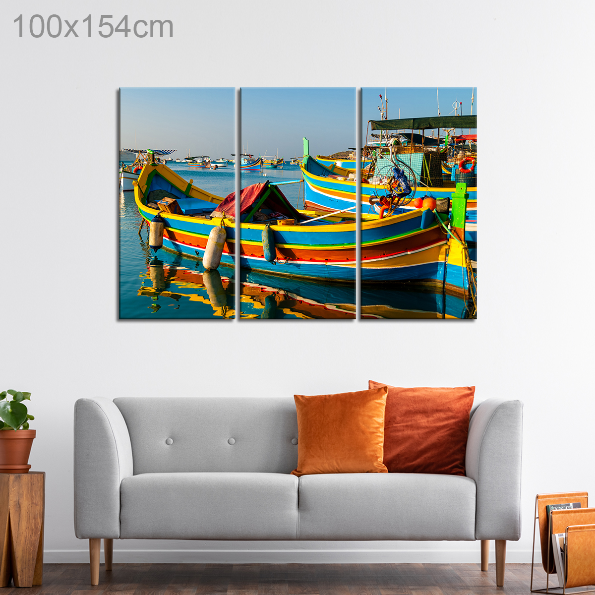 Maltese Luzzu Fishing Boat