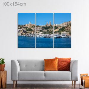 Mgarr Harbor on a Sunny Day, Gozo