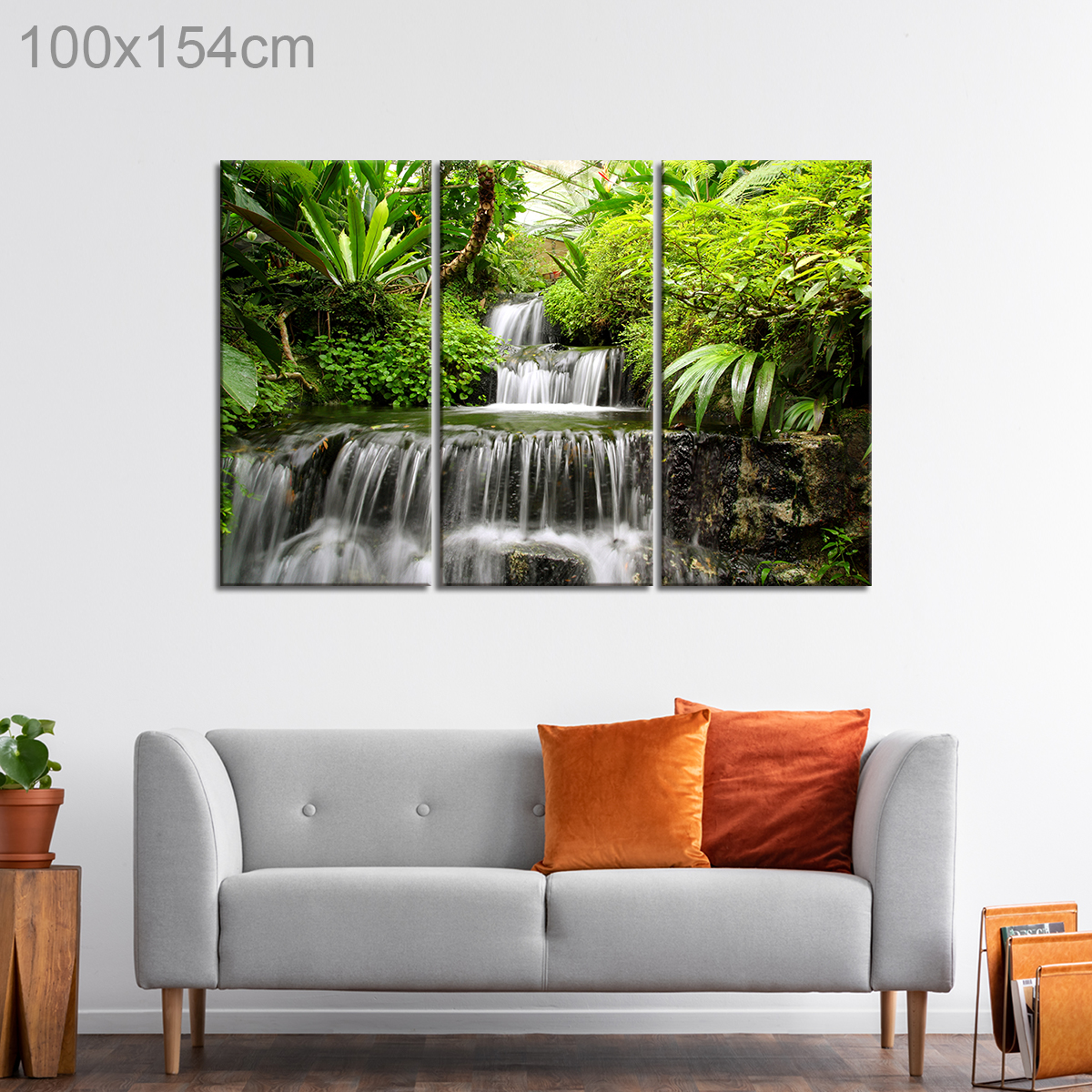 Waterfall in Rain Forest