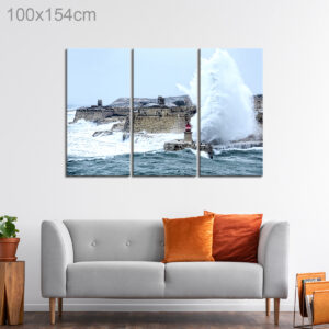 Light House of Valletta During a Storm