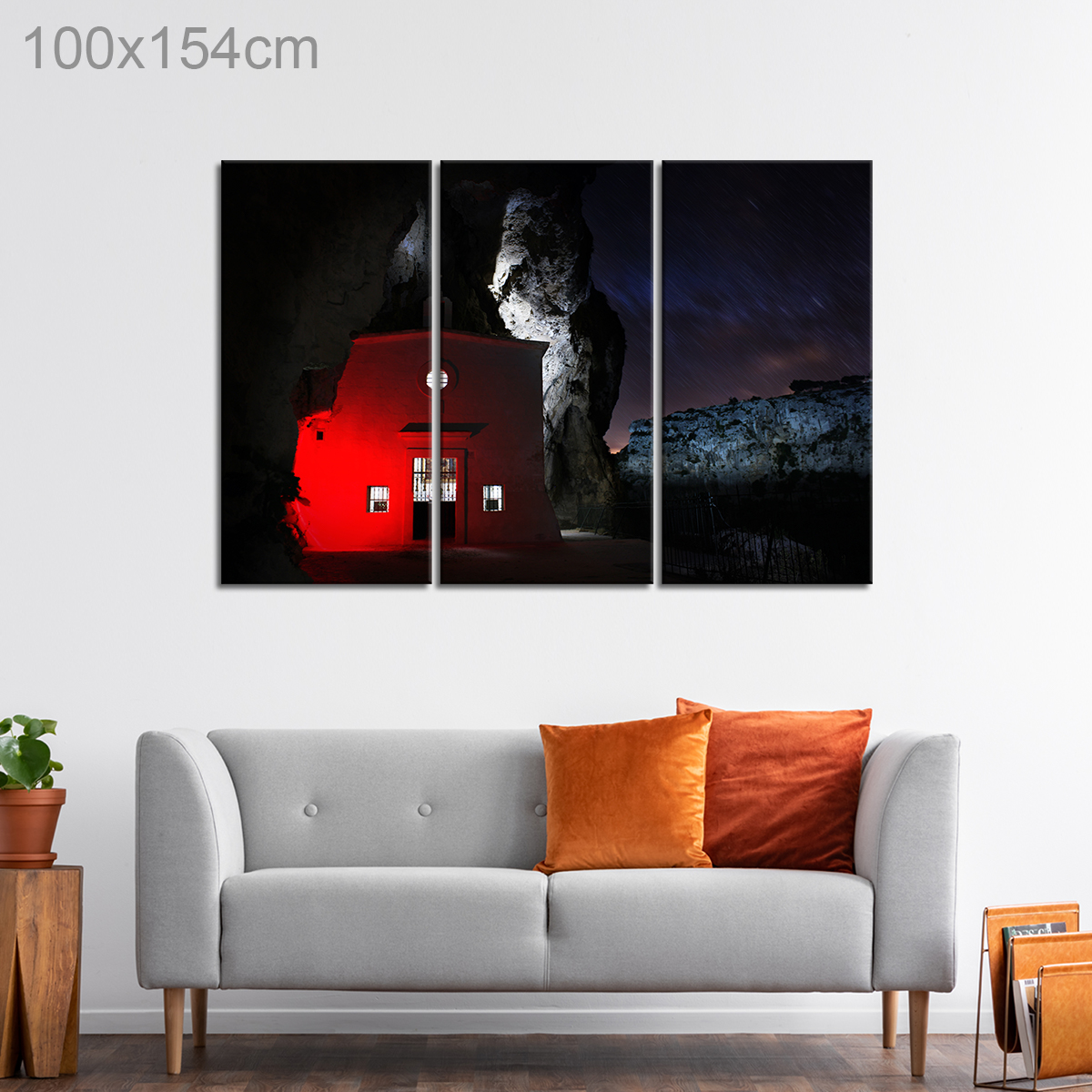 Valley at Night in Mosta, Malta