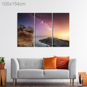 Milky Way behind a Clay Cliff in Malta