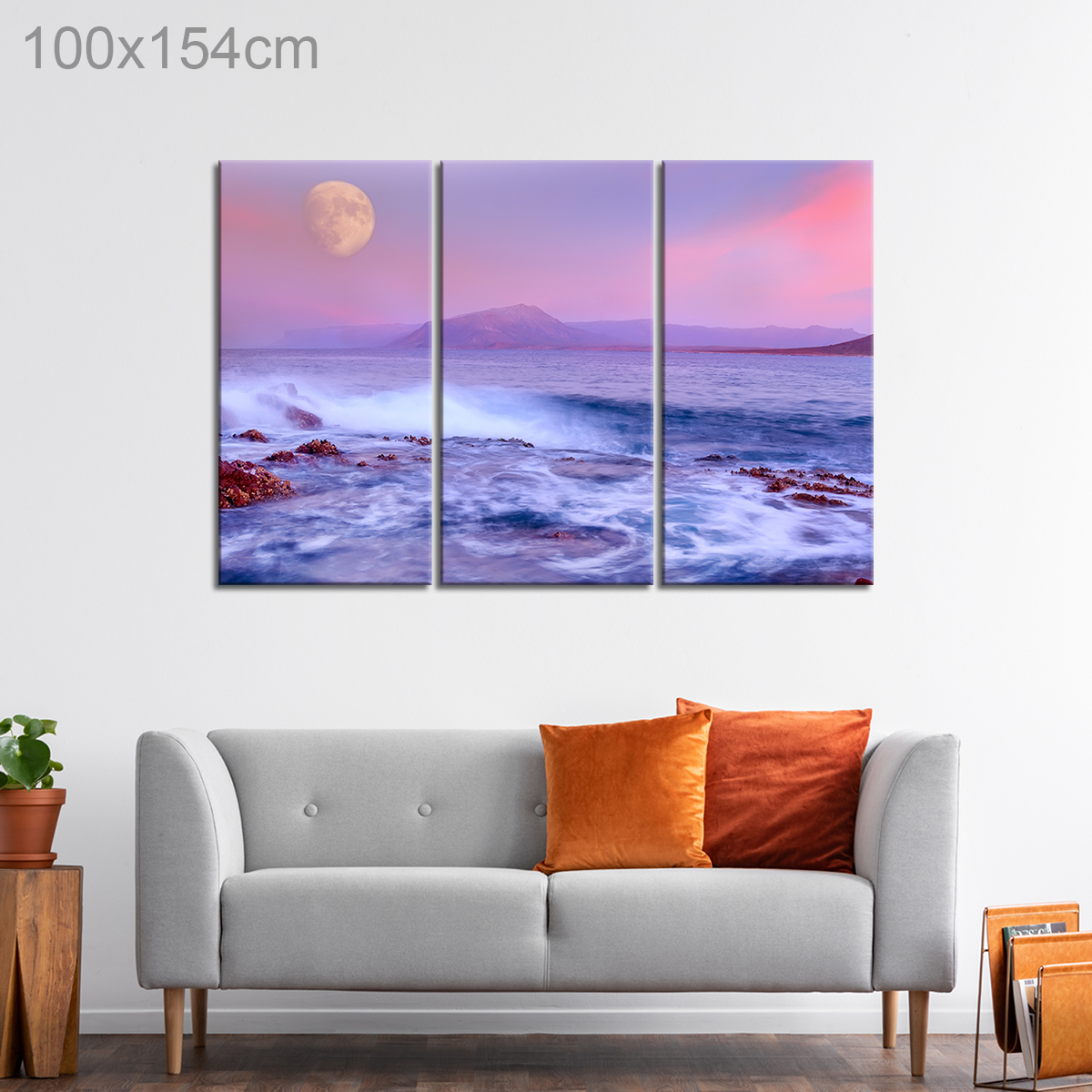 Seascape on a Full Moon