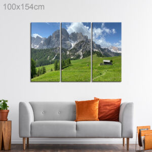 Puez Odle Nature Park in the Dolomites, Italy