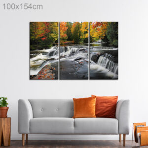 Bond Falls in Paulding Michigan USA