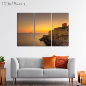 Sunset over Filfla, Malta