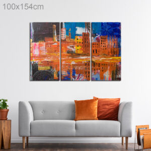 Metrapolis Abstract Painting