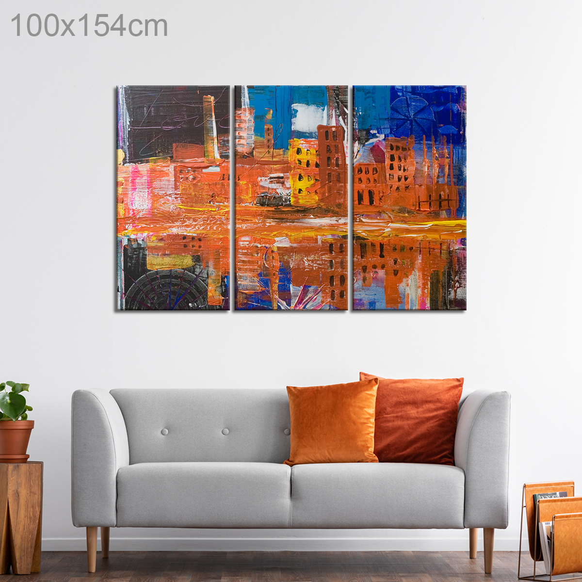 Metrapolis Abstract Painting