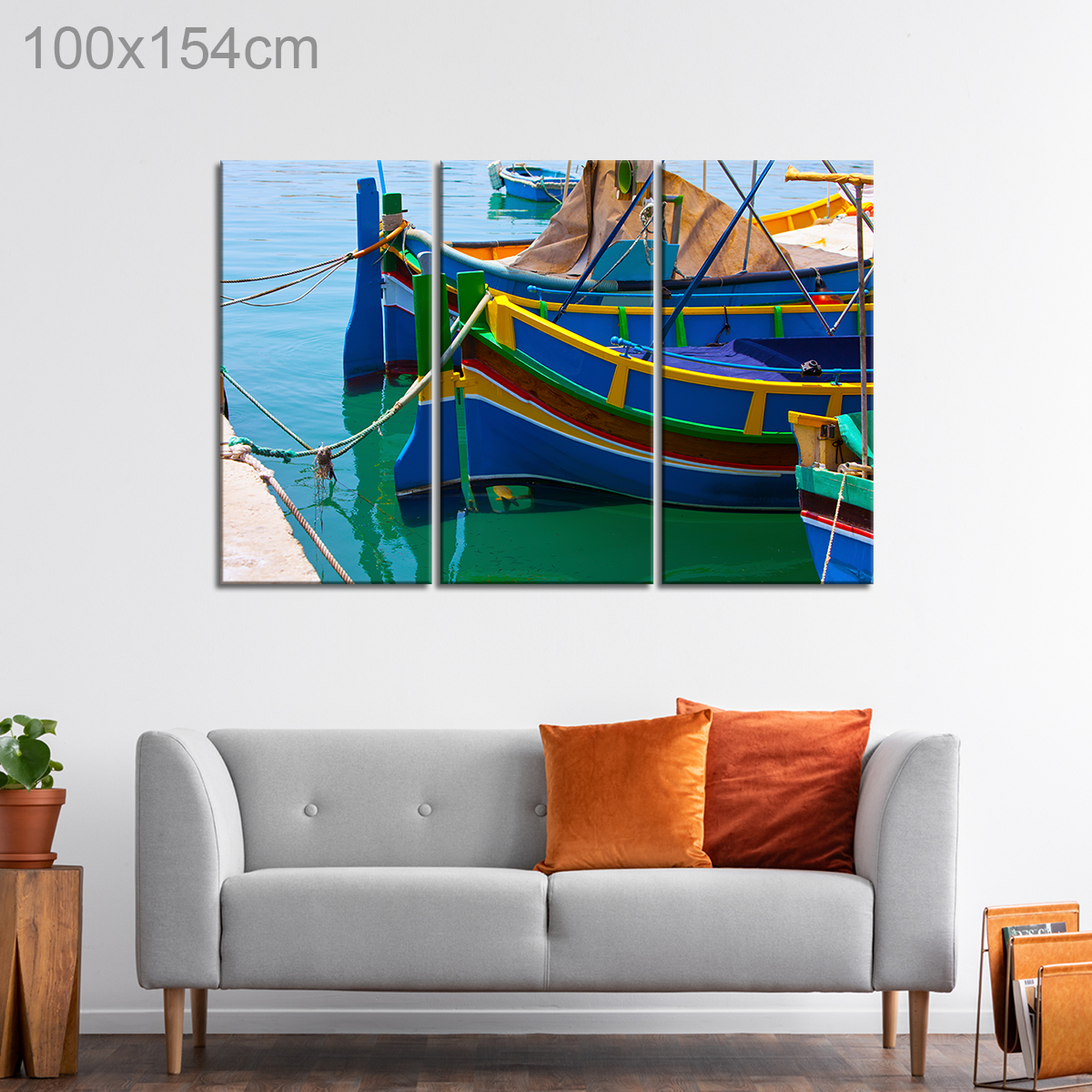 Maltese Luzzu Fishing Boat