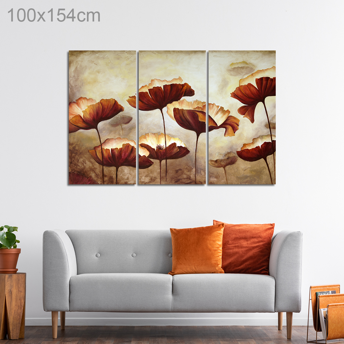 Poppy Flower Painting