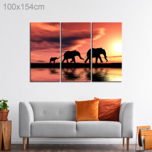 Elephant Silhouettes
