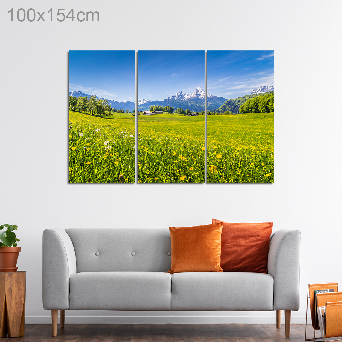 Landscape in the Alps