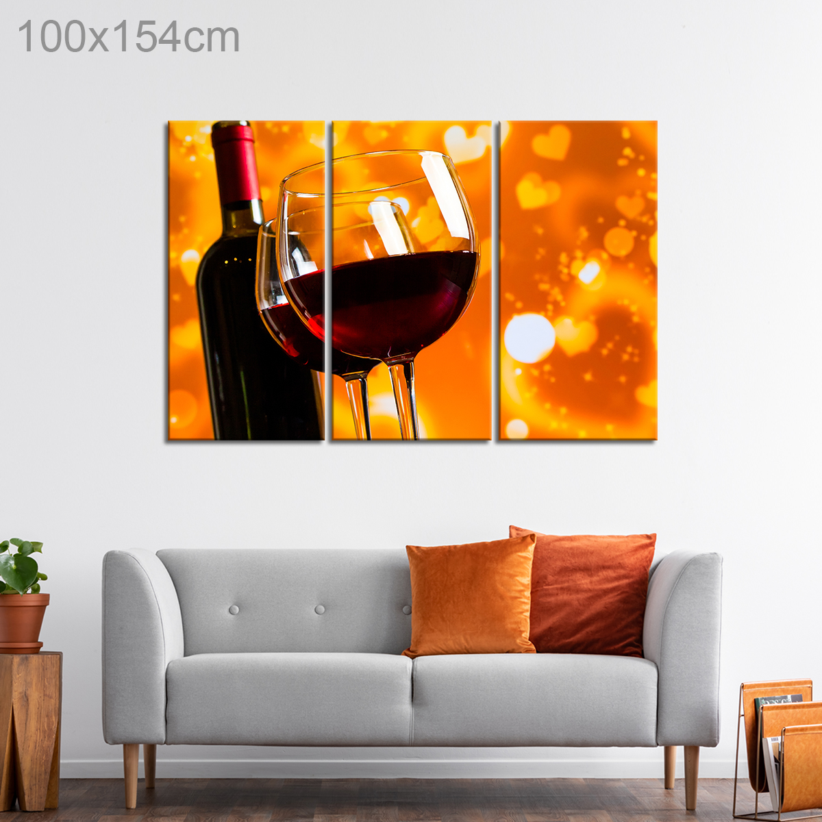 Red Wine Bottle and Glass