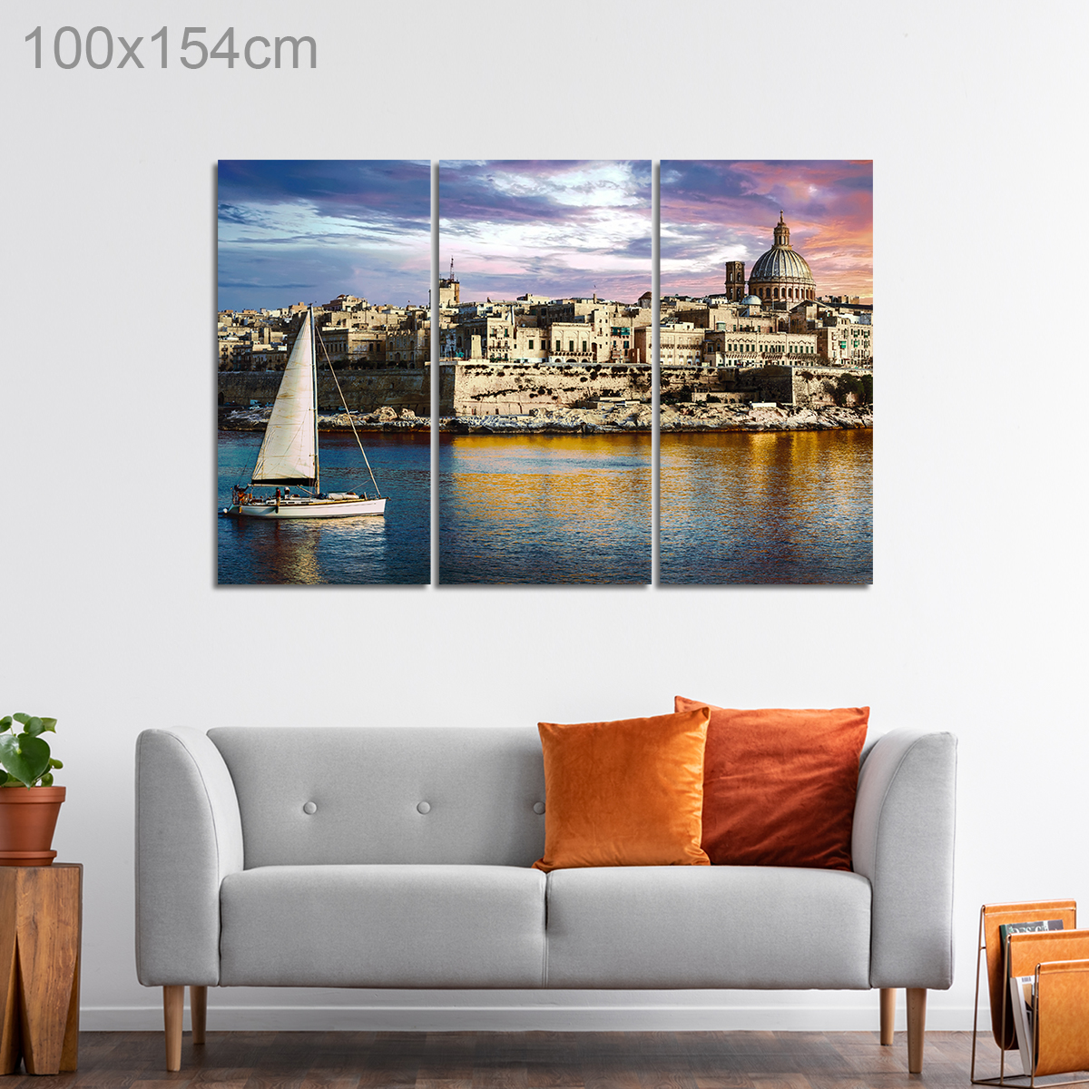 Valletta Skyline at Sunset