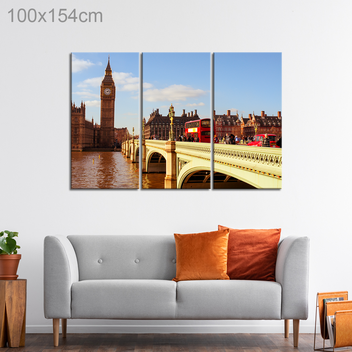 Westminster Bridge and Big Ben, London