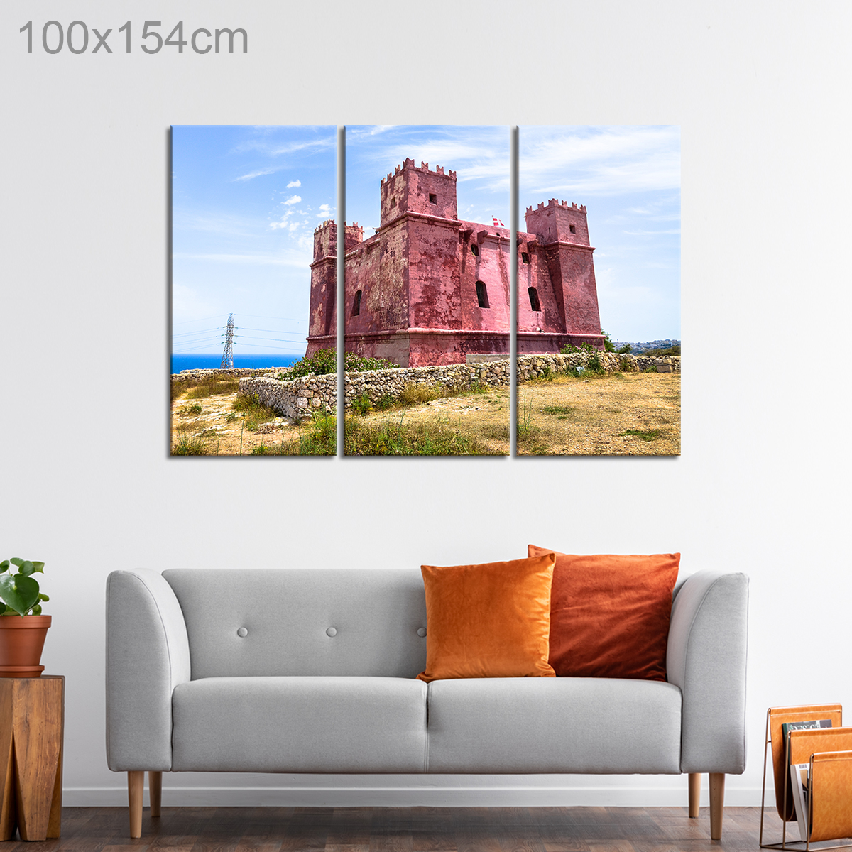 Saint Agatha’s Red Tower in Mellieha, Malta