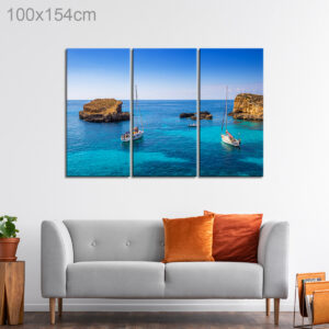 Sailing Boats in Comino Island