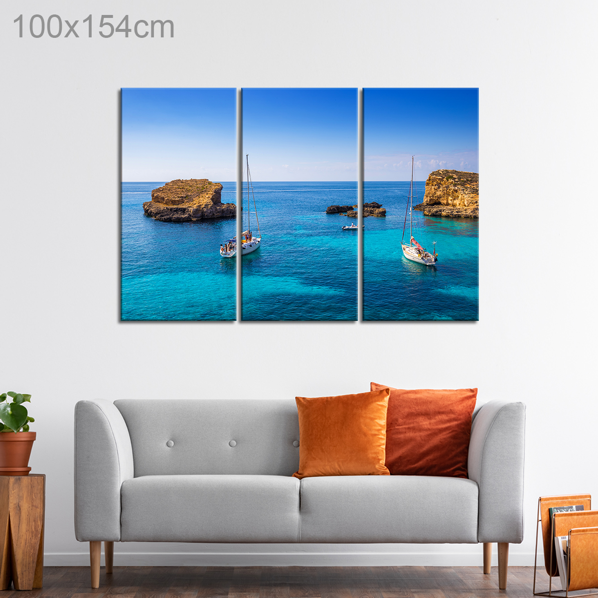 Sailing Boats in Comino Island