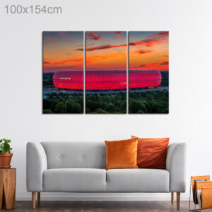 Allianz Arena Football Stadium in Munich, Bavaria, Germany