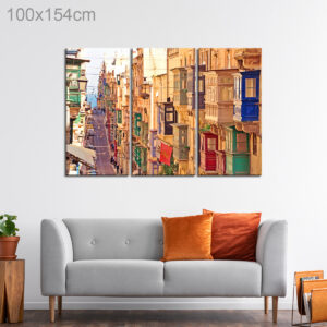 Colorful Balconies of Valletta, Malta