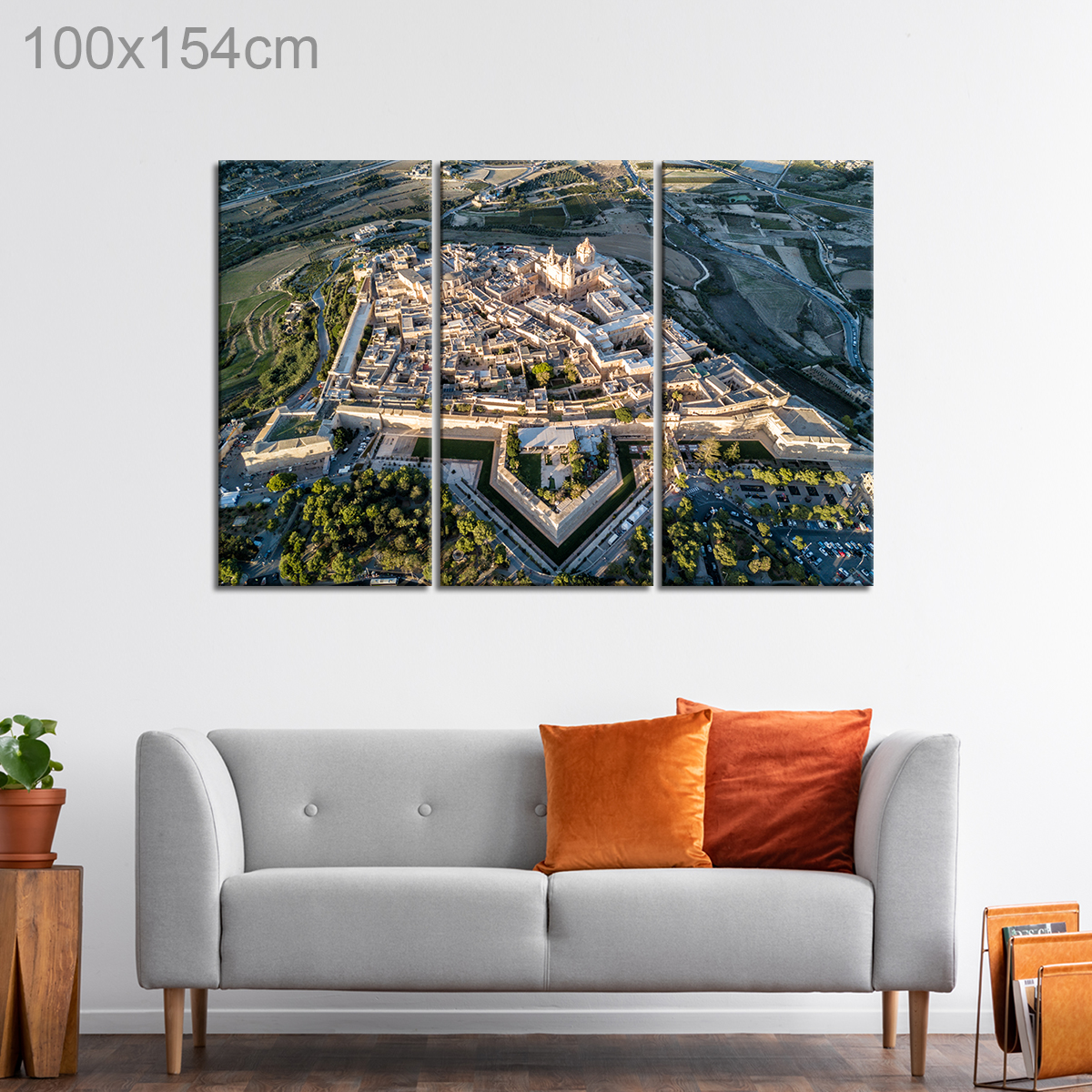 Aerial View of Mdina, Malta