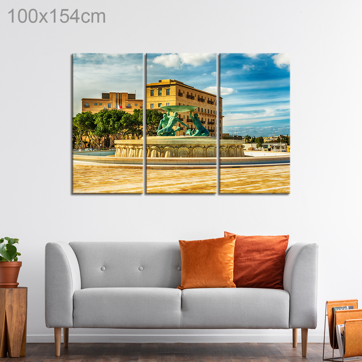 Triton of Fountain of Valletta, Malta