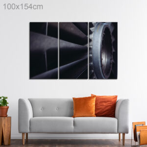 Turbine of Airplane Engine