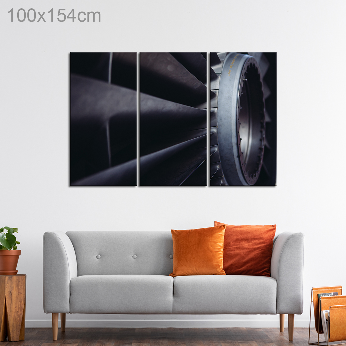 Turbine of Airplane Engine