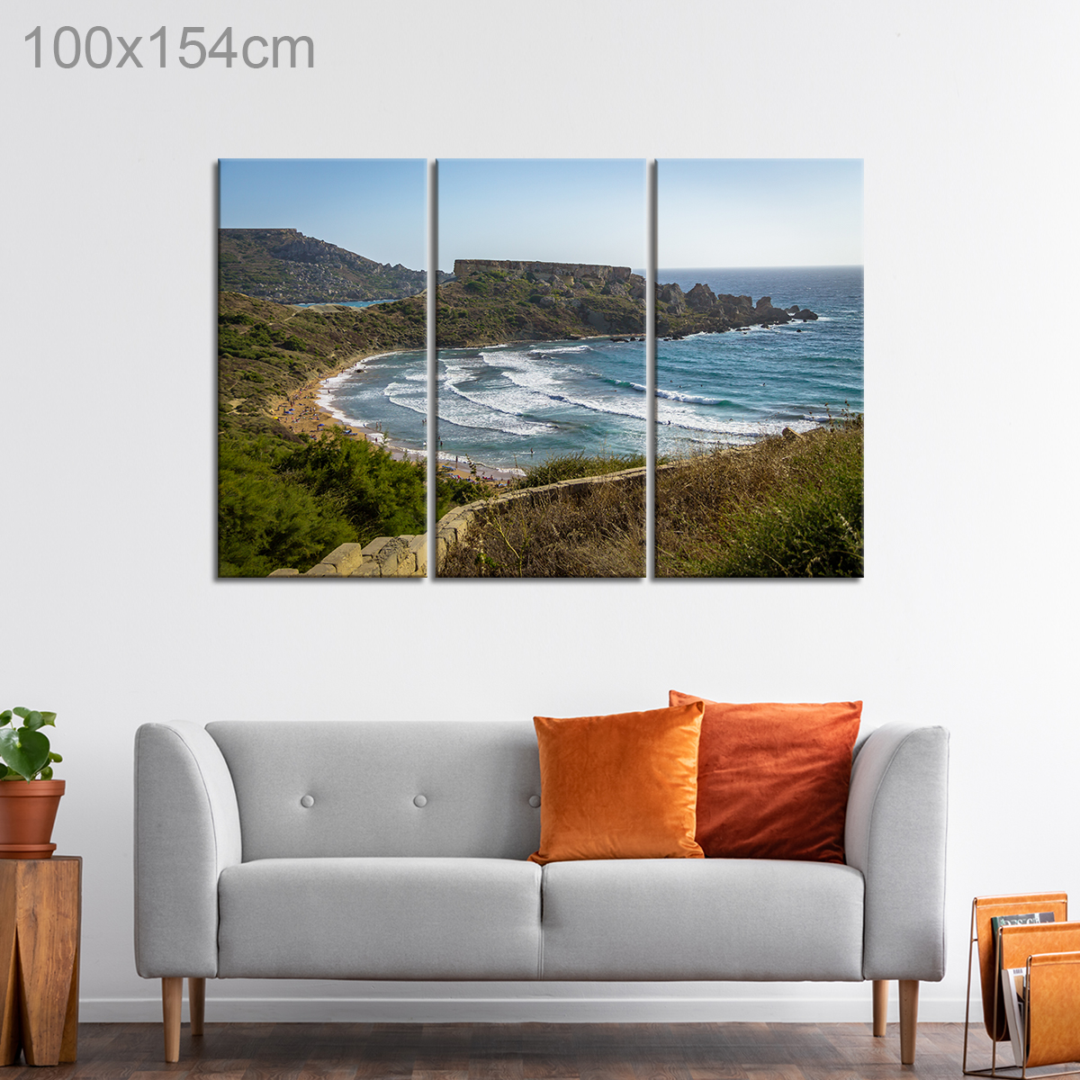 Ghajn Tuffieha Bay and Golden Bay, Malta