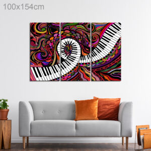 Abstract Piano Artwork
