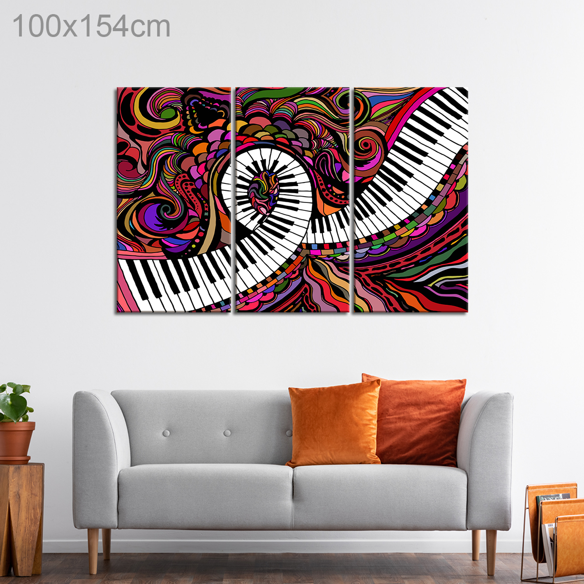 Abstract Piano Artwork