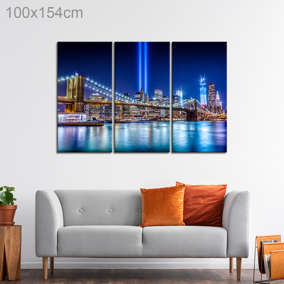 Lit Up City and Night