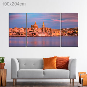 City View of Valletta from Sliema, Malta