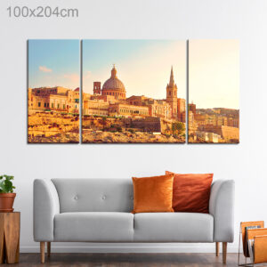 Panoramic City View of Valletta, Malta