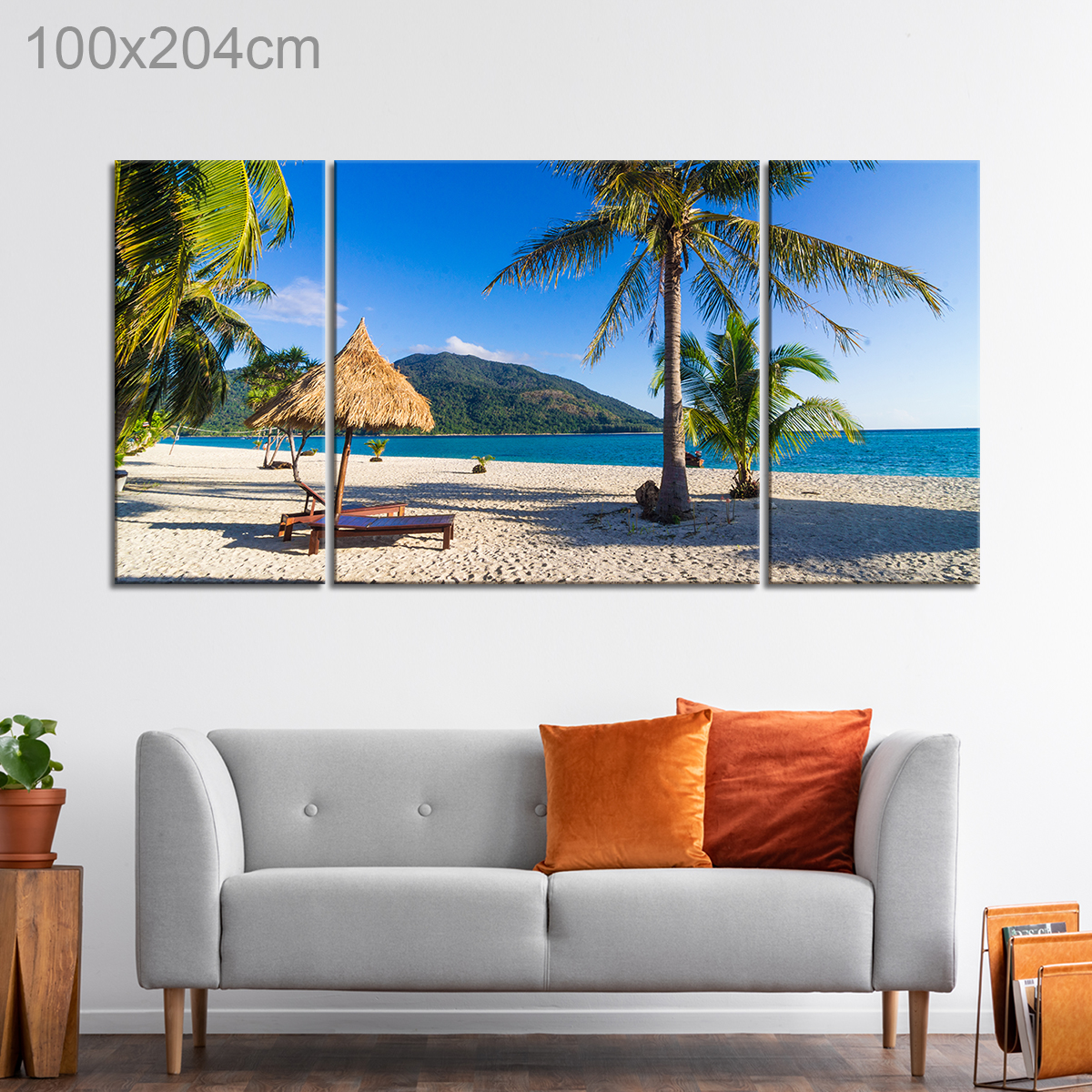 Coconut Palm Tree Beach in Lipe, Thailand