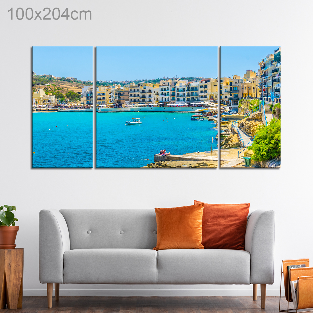 Seaside of Marsalforn, Gozo