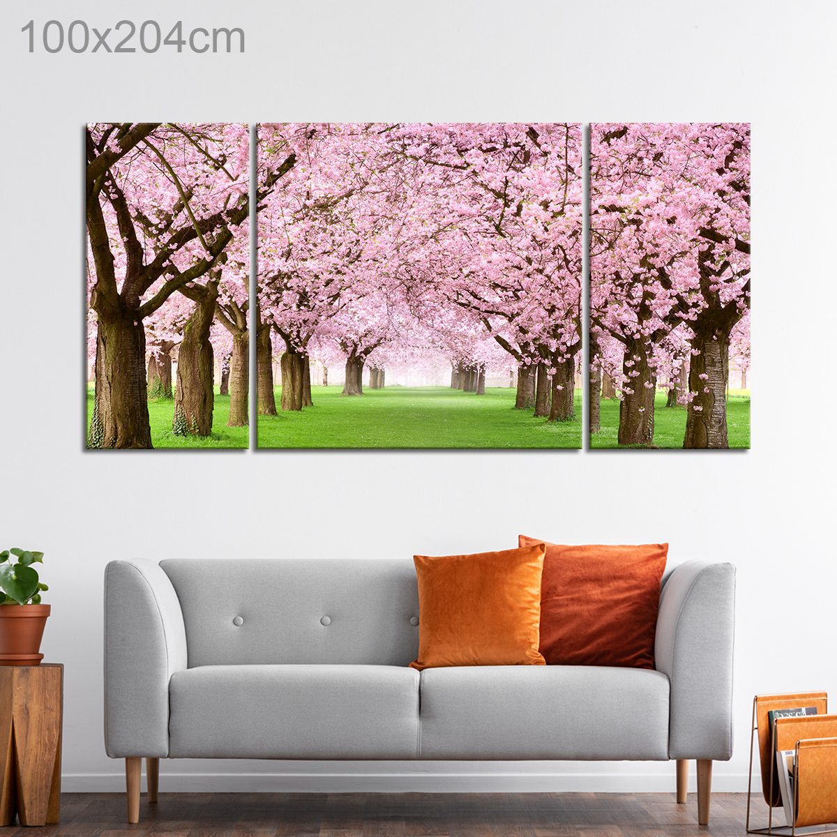 Pink Flower Tree Forest
