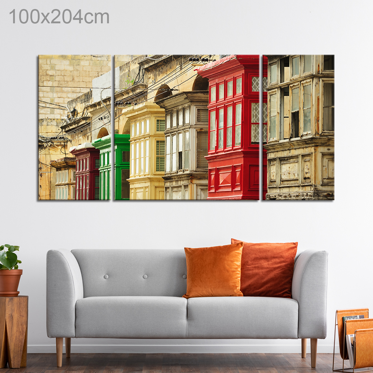 Balconies in Valletta