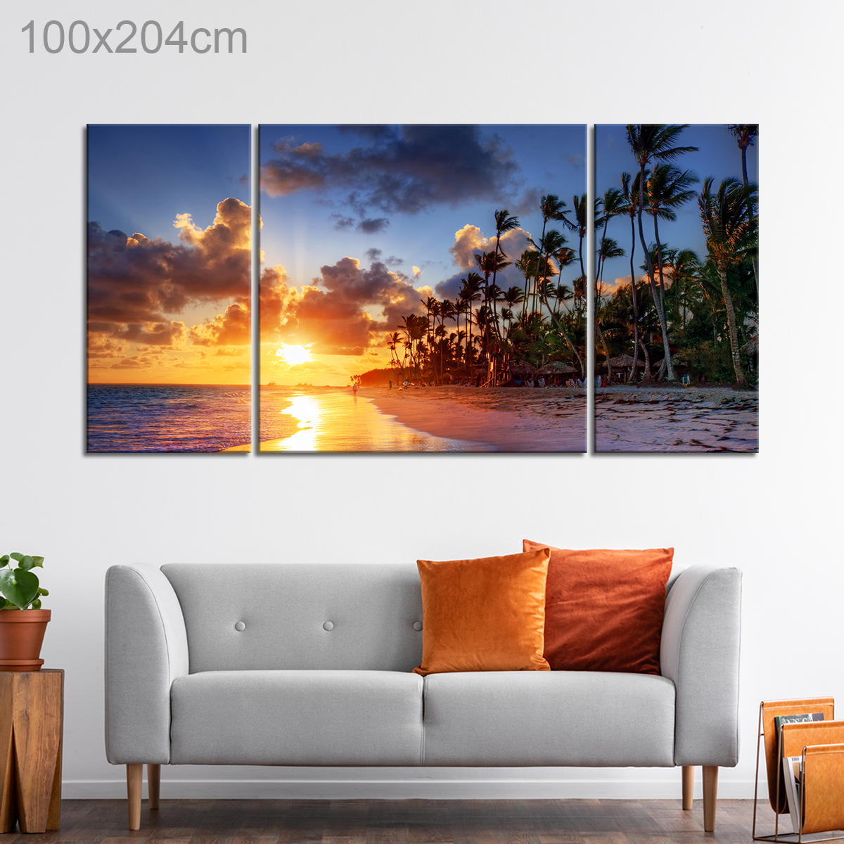 Sunset at a Sandy Beach