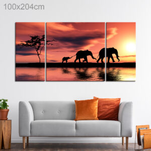 Elephant Silhouettes
