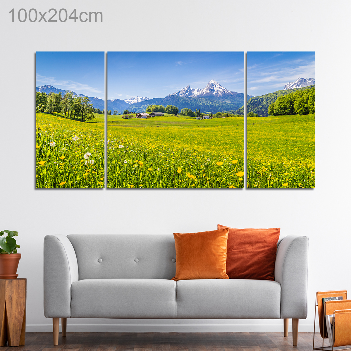 Landscape in the Alps