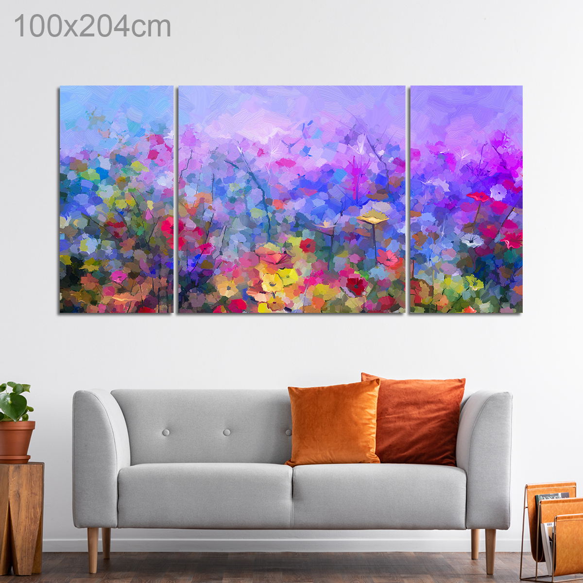 Flowery Field Oil Painting