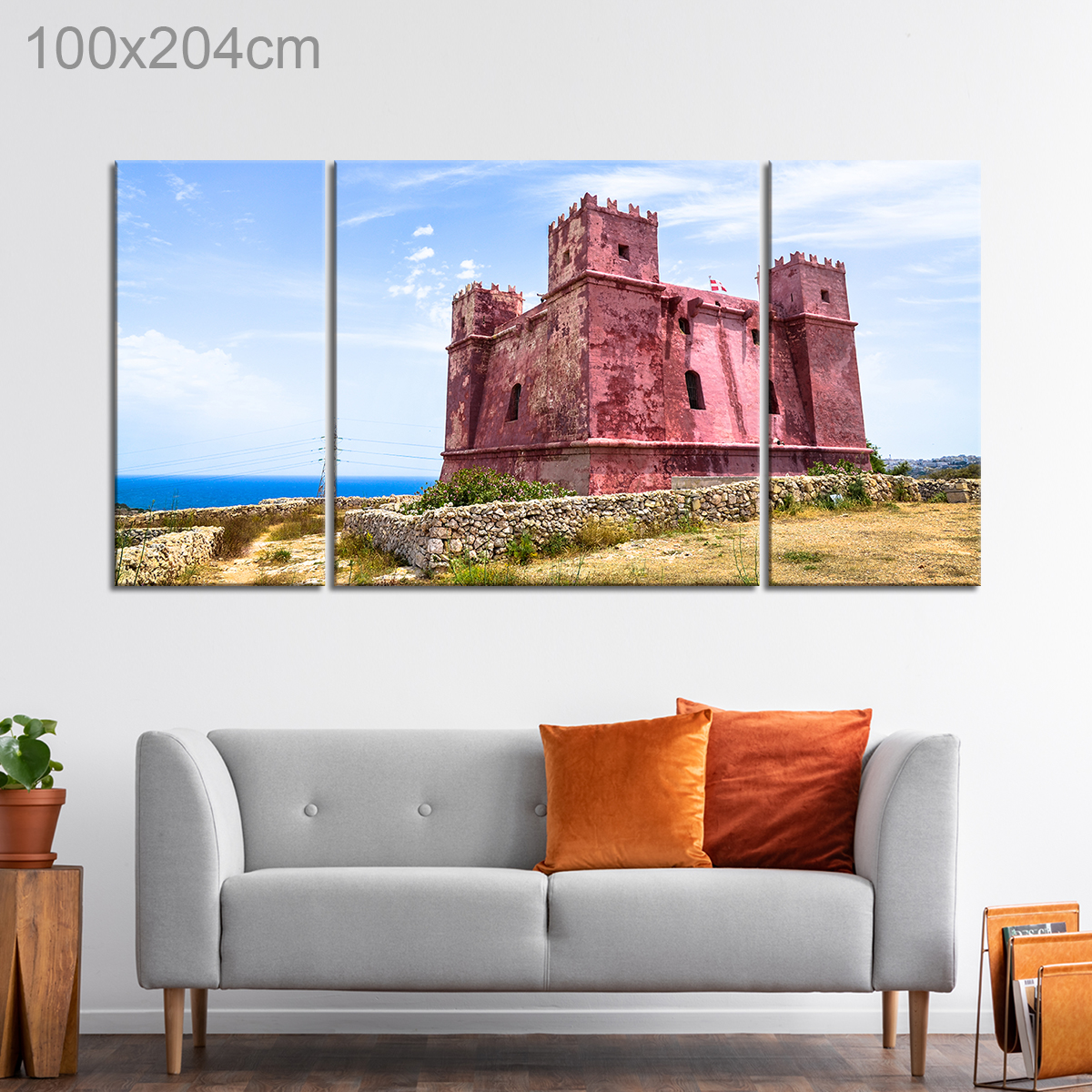 Saint Agatha's Red Tower in Mellieha, Malta