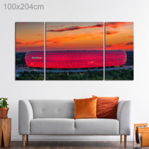 Allianz Arena Football Stadium in Munich, Bavaria, Germany